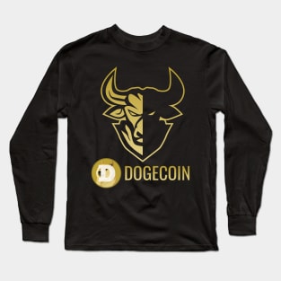 Dogecoin coin Crypto coin Cryptocurrency Long Sleeve T-Shirt